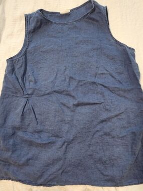 J. Jill Sleeveless Tunic Top in Navy Blue Size 2X